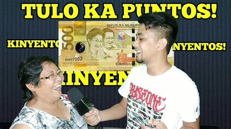 KINYENTOS: Tagalog.